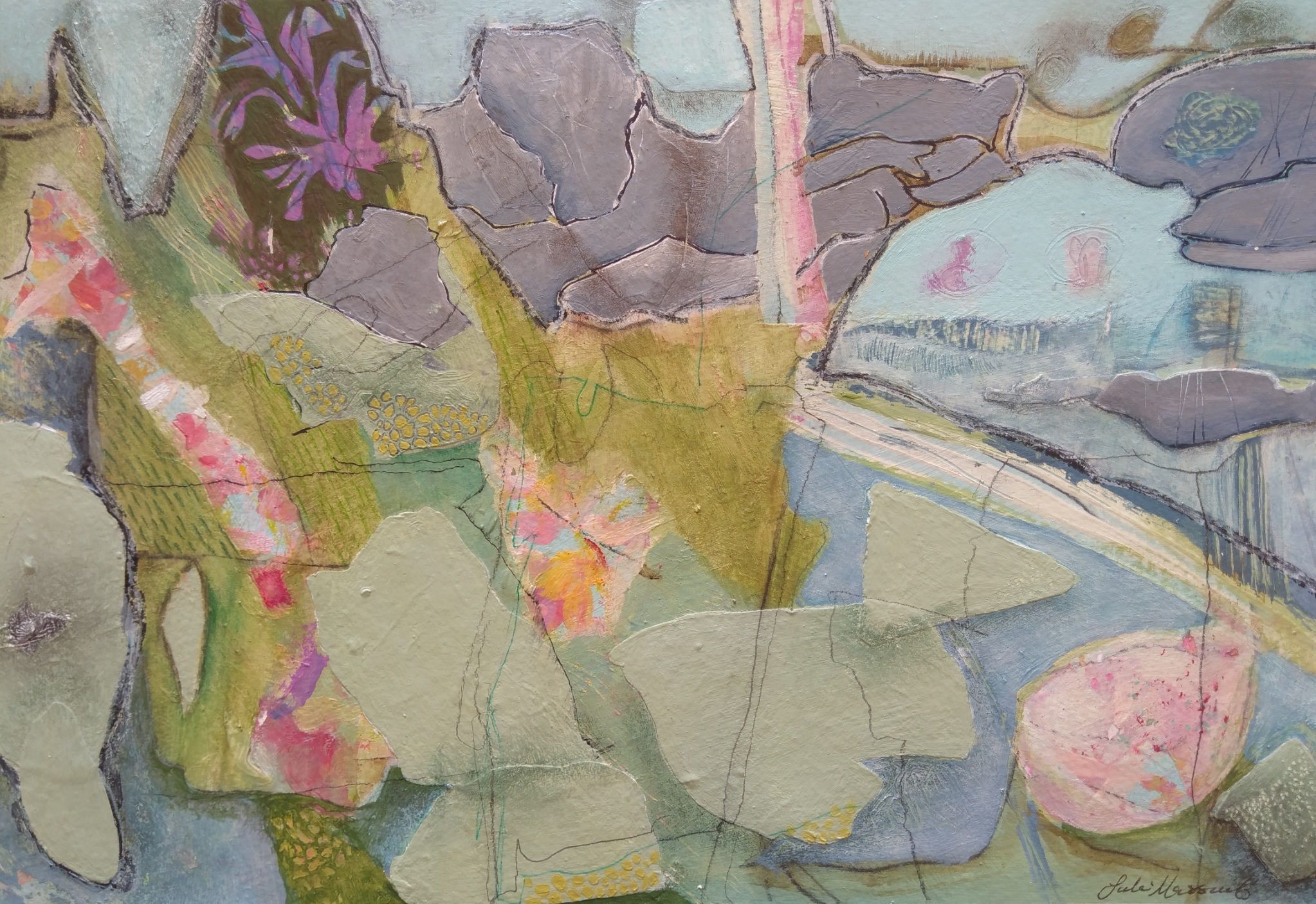 Artist Julie Massam - Image: Levant South (Process III)